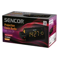 SENCOR 35039420 SRC 330 OR narancs rádiós projektor digitális ébresztőóra #2