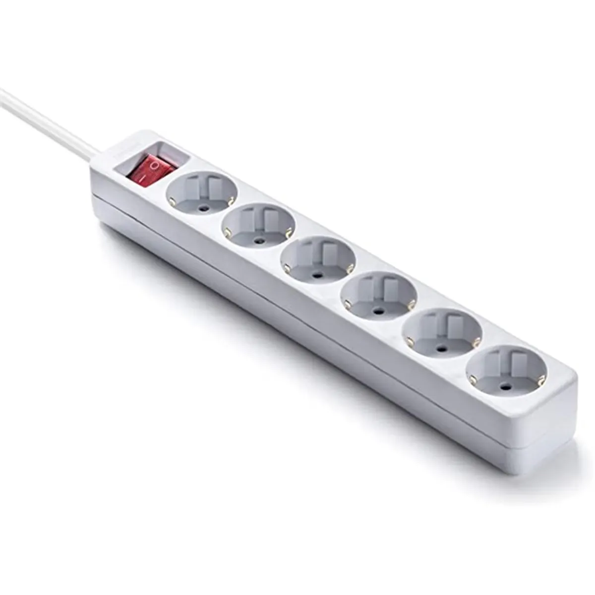 FAMATEL 9-706 hosszabbító 6-utas Fehér 150 cm #1