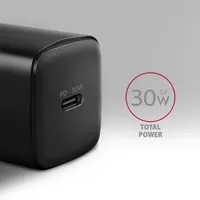 AXAGON ACU-PD30 PD3.0 és QC4 USB-C töltő 30W univerzális fekete #2