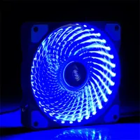 AKYGA AW-12E-BL 120 mm kék LED ház ventilátor 12 V 1100 RPM 23 dB csúszócsapágy 9 pengék #3