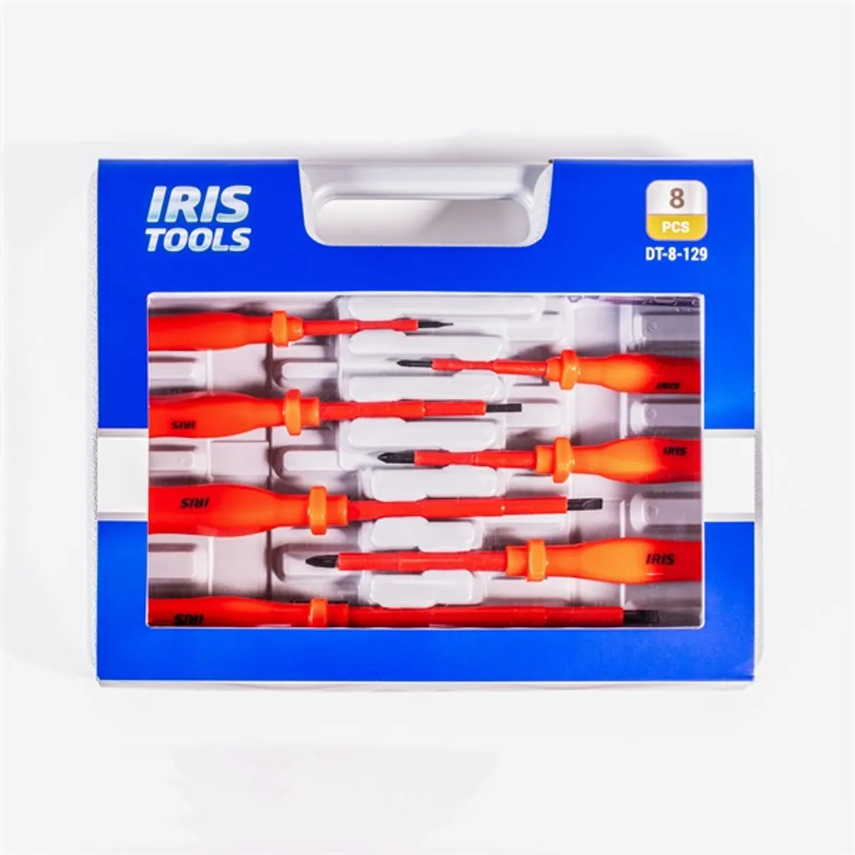 Iris Tools DT-8-129 8 darabos csavarhúzó készlet Típus Csavarhúzó #1