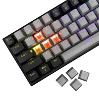 White Shark WS GK-002713V2-G-B/R-HU Wakizashi 2 szürke-fekete mechanikus piros kapcsolók USB RGB #3