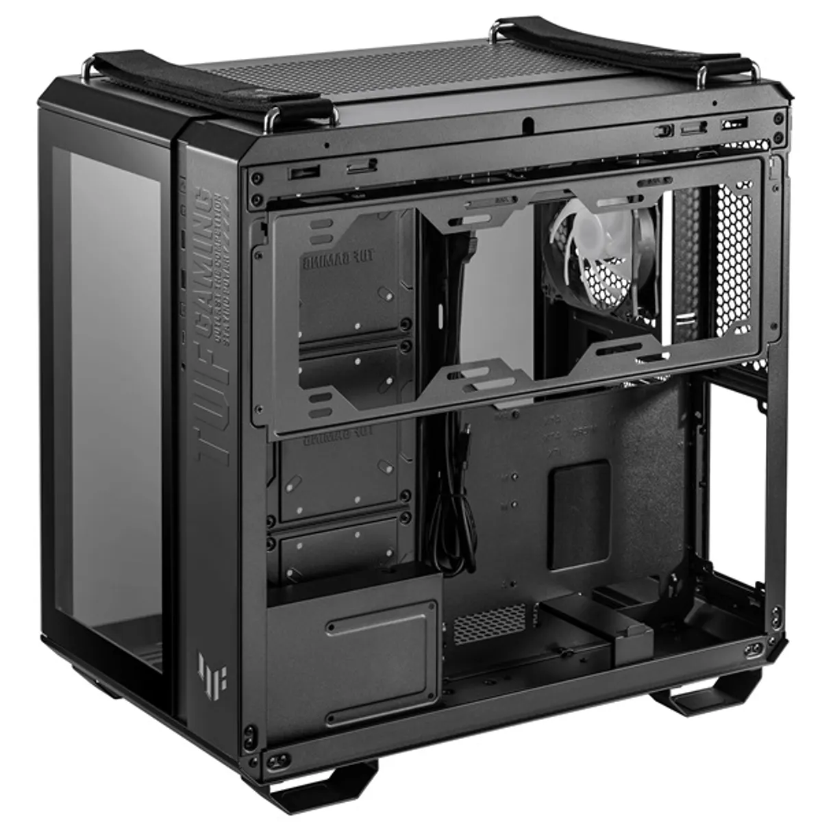 ASUS 90DC0090-B19010 GT502 PLUS fekete ATX 4 beépített ventilátor USB 3.0 fejhallgató csatlakozó #6