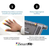 Kensington 60112 SmartFit Easy Riser Fekete Magasság állítható Dőlésszög 50° #4