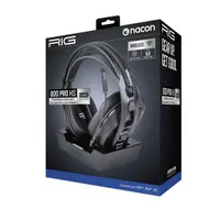 Nacon 2808590 RIG 800 PRO HS vezeték nélküli 40 mm hangszórók PS4 és PS5 kompatibilis fekete