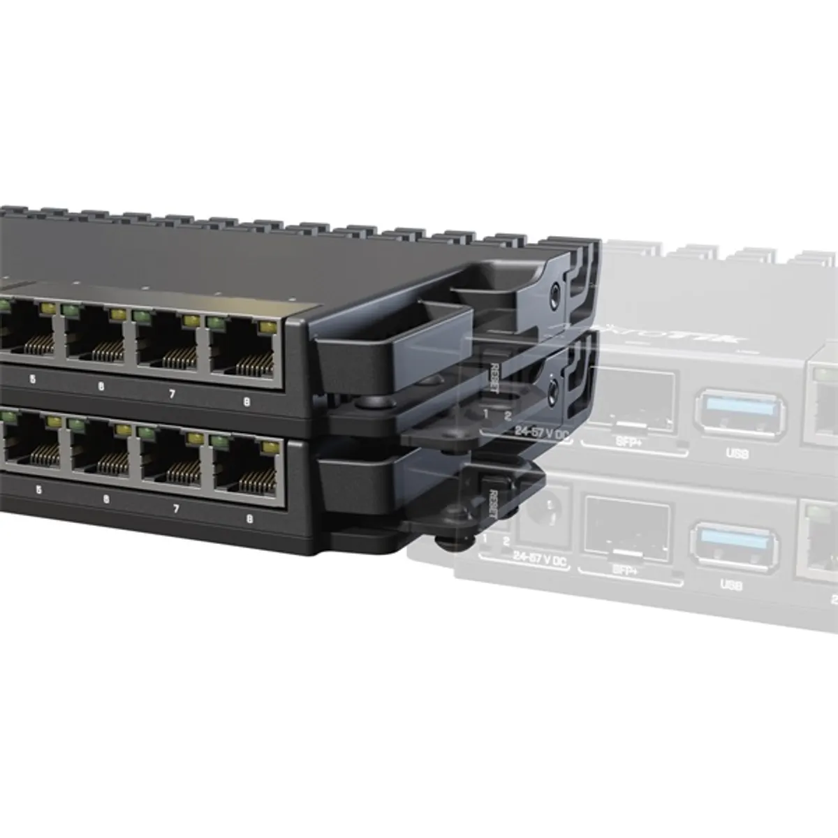 Mikrotik K-79 Rackfülek RB5009 sorozathoz 1U #3