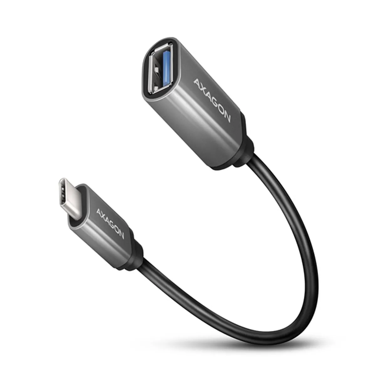AXAGON RUCM-AFAC USB-C USB-A adapter 20 cm szürke #1