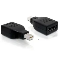 DELOCK 65238 DisplayPort mini to DisplayPort adapter fekete