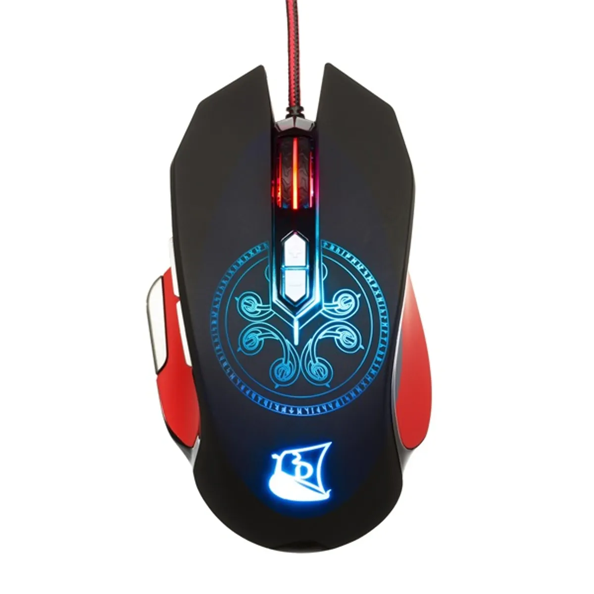 Drakkar KX-GMD-30-PC Heimdall gamer egér 4000 dpi USB vezetékes 9 programozható gomb fekete #4