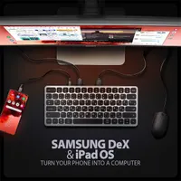 AXAGON HMC-KB-HU billentyűzet hub 9in1 USB-C;HDMI;SD/microSD;3x USB-A;PD 100W;60 cm;magyar elrendezés;alumínium #3