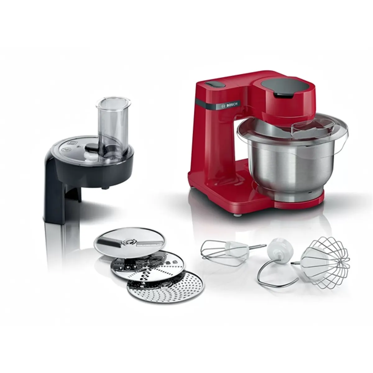 Bosch MUMS2ER01 konyhai robotgép 700 w 3,8 l piros 4 fokozat impulzus #1