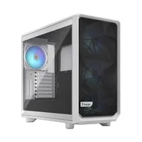 Fractal Design Meshify 2 RGB FD-C-MES2A-08 Fehér E-ATX 360 mm radiátor támogatás 4 Aspect 14 RGB PWM előre telepített ventilátor