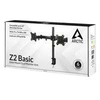 ARCTIC AEMNT00040A Z2 Basic 2 monitoros asztali konzol 360 fok 32" VESA 75x75;100x100 kábelrendező #8