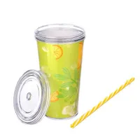 TITIZ AP-9444 pohár szívószállal 0,6 L