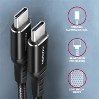 AXAGON BUCM-CM15AB USB-C USB-C kábel 150 cm fekete adat- és töltőkábel #3