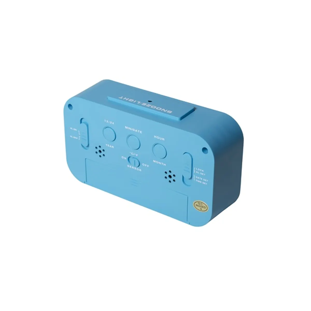 TOO dc-100-bl ébresztőóra kék LED kijelzős hőmérséklet kijelzővel 12-24 órás formátum automatikus fényerő #5