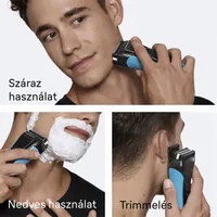 Braun 10AS030045 Series 3 ProSkin 3040s nedves és száraz használat kék #3