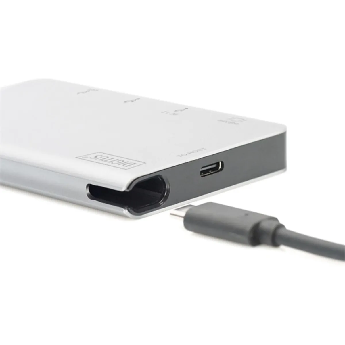 DIGITUS DA-70867 USB-C 6 portos utazó dokkoló HDMI 1x USB-C 2x USB-A Micro SD SD #6