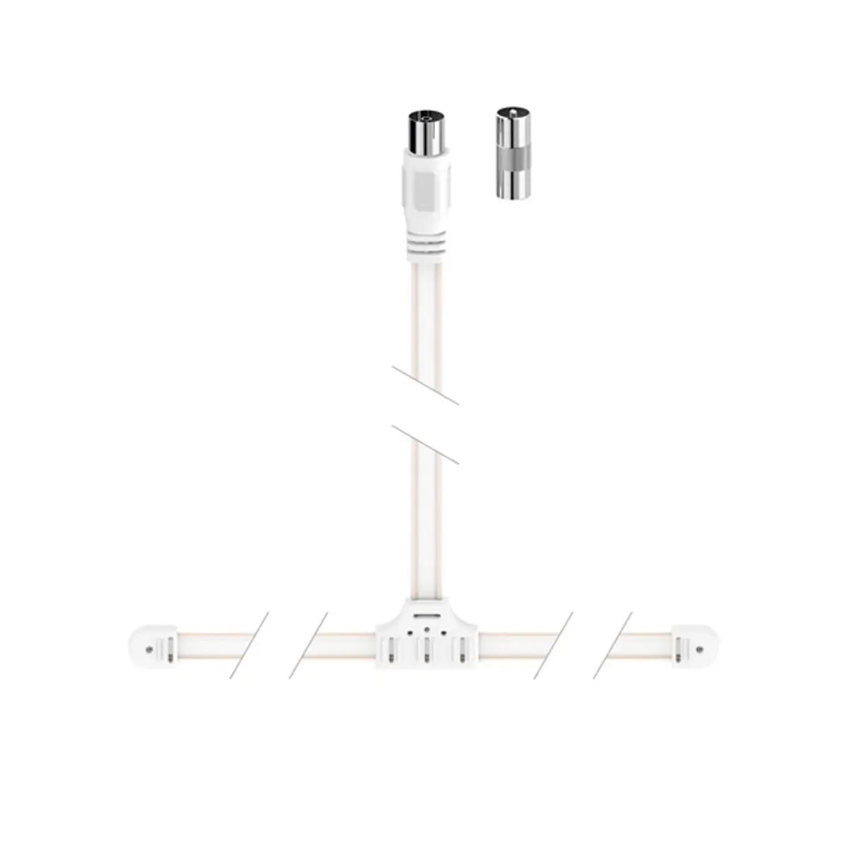 Hama 00205218 FIC fehér 1,5m FM antennakábel #2