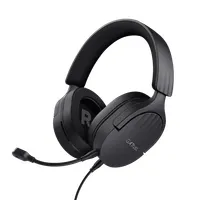TRUST 24898 GXT 489 Fayzo gamer fejhallgató fekete 50 mm hangszóró 3,5 mm jack vezetékes multiplatform hangerőszabályzó
