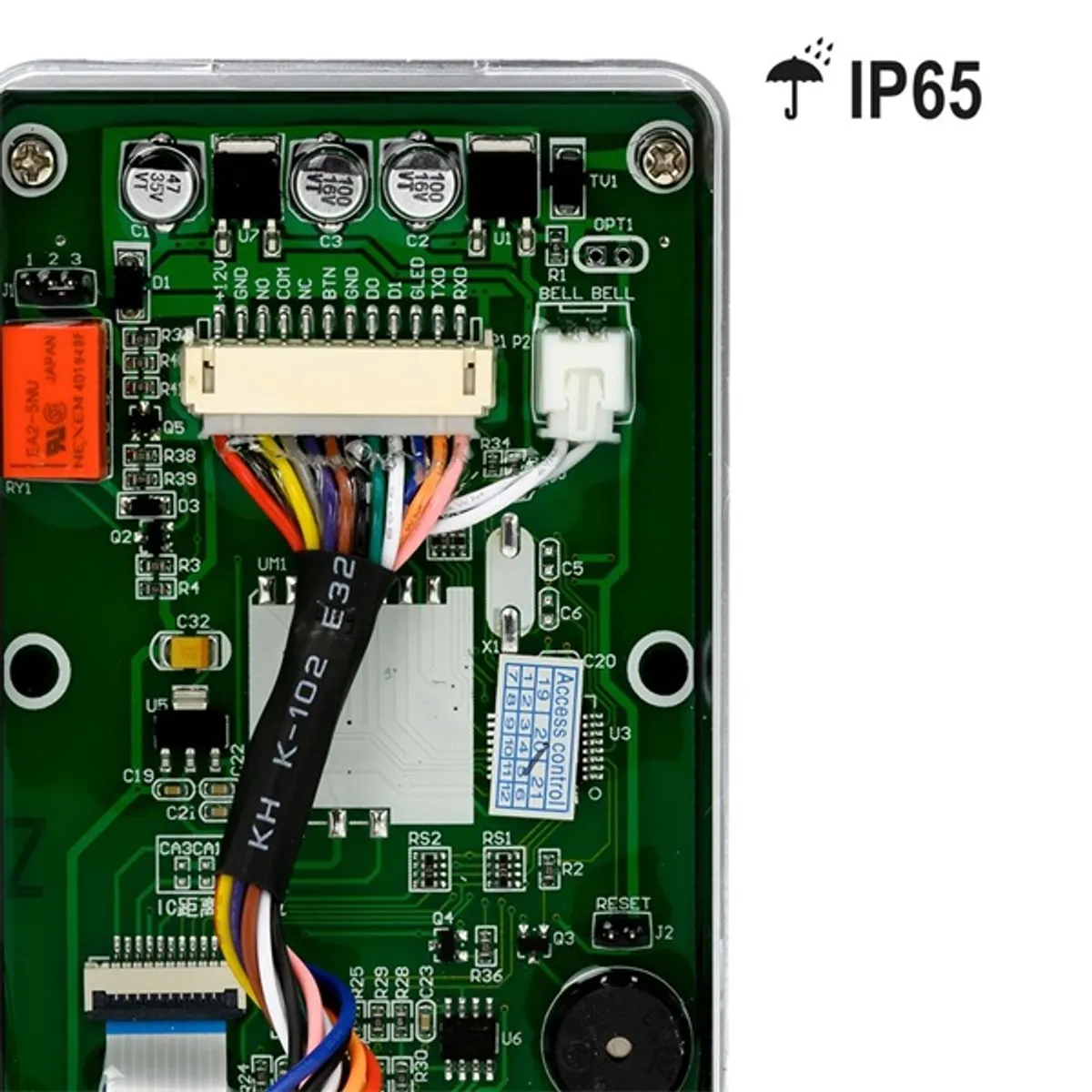 Control KIT-CON-A3 kültéri RFID olvasó és kódzár önálló rendszer 12V DC 8000 felhasználó 115x70x21 mm IP65 felületre szerelhető #5
