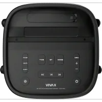 VIVAX BS-1011 Bluetooth karaoke hangszóró 2x vezeték nélküli mikrofon, mikrofon bemenet, gitár bemenet, USB és USB-C, 100W RMS #4
