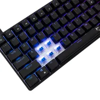 White Shark WS GK-005121-B/BL-US Hamachi fekete 84/85 kulcs Forró swap mechanikus kék kapcsolók, teljes Anti-Ghosting, per-key RGB, USB-C, 1,8 m #5