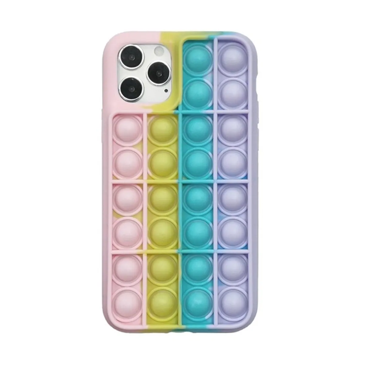 CELLECT CEL-BUB-SAM-A72-PY Pop It hátlap szilikon púder-sárga Samsung Galaxy A72 #1