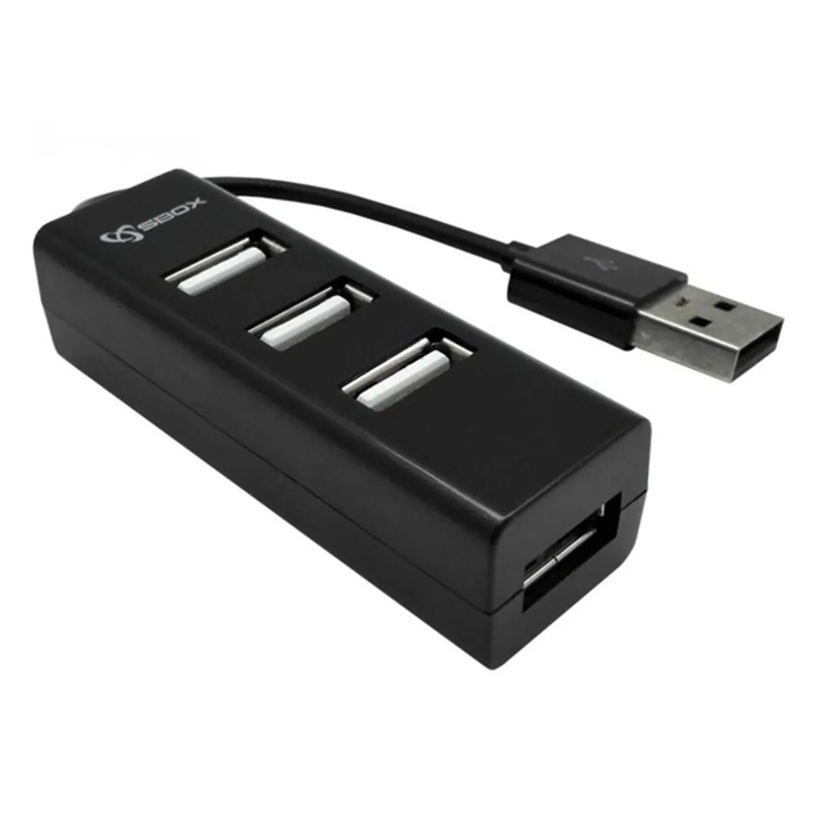 SBOX H-204 H-204 USB hub 4 port USB 2.0 fekete táp nélküli #1