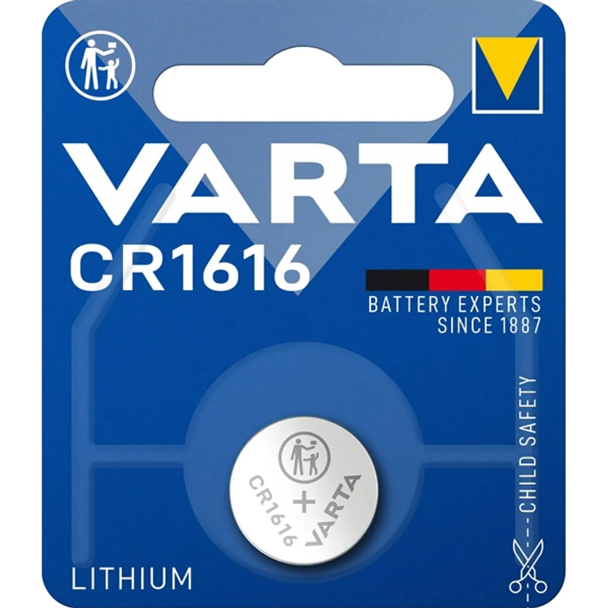 VARTA 6616112401 CR1616 lítium gombelem 1db #3