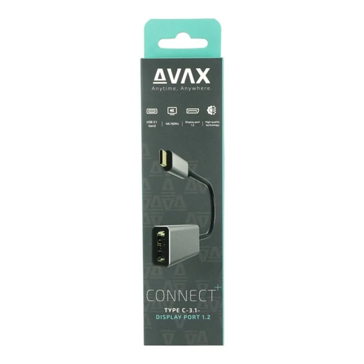 AVAX AVAX AD605 AD605 Type-C 3.1-DisplayPort 1.2 adapter ezüst #5