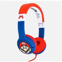 OTL SM0762 Junior Super Mario fejhallgató kék-piros 2.0 30 mm 90 cm 3,5 mm 20-20000 Hz 85 dB