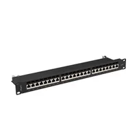 Lanberg PPS7-1024-B patch panel cat7 ftp 24 port 1U 19" fekete árnyékolt #3