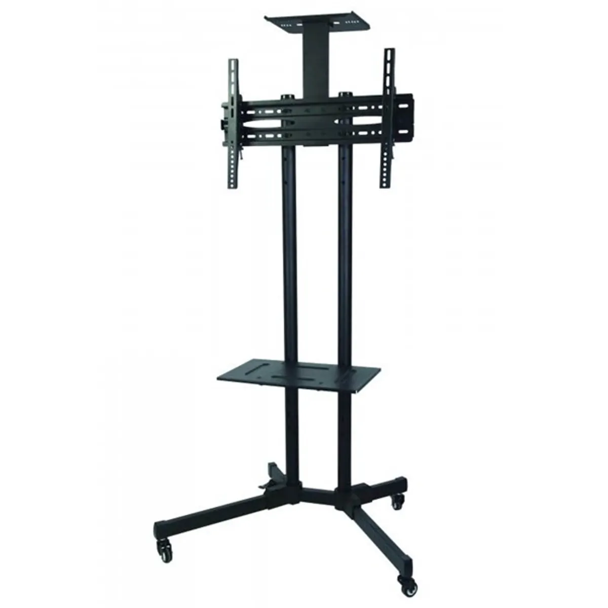 SBOX FS-401 guruló televízió állvány 37"-70" VESA 75x75-600x400 50 kg 15 fok 1290-1450 mm #1