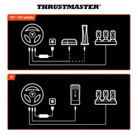 Thrustmaster 4160869 T248R kormány és pedál fekete vezetékes PC, PS4, PS5 kompatibilis #8