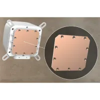 RAIDMAX LD240WT ARGB LD240 ARGB fehér LCD kijelzős 240 mm radiátor vízhűtés #5
