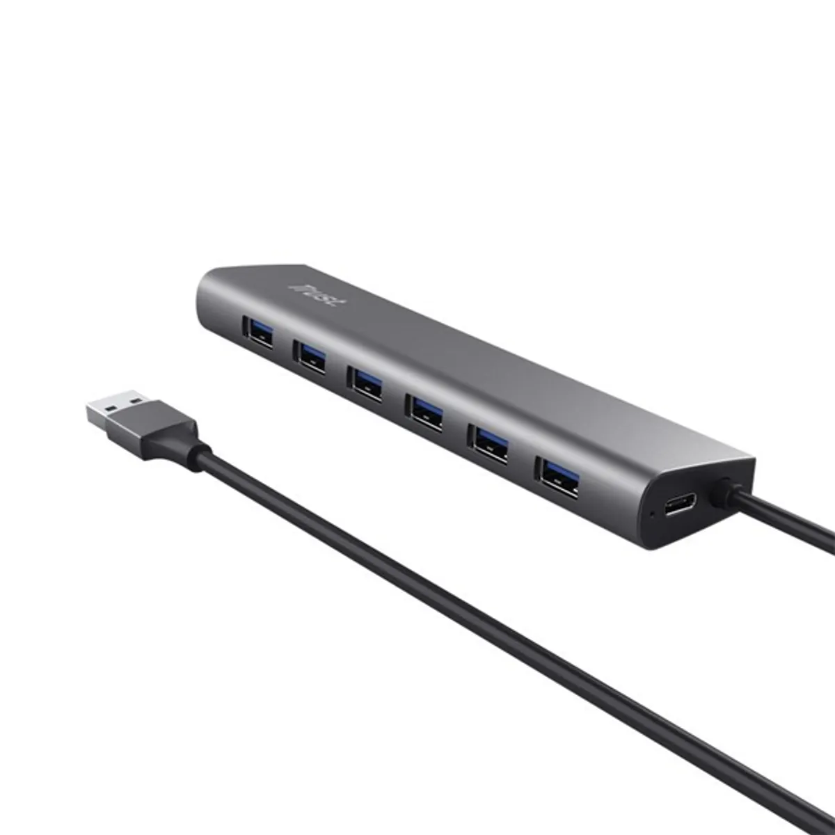 Trust 24967 Halyx 8-portos usb hub táp nélküli #7