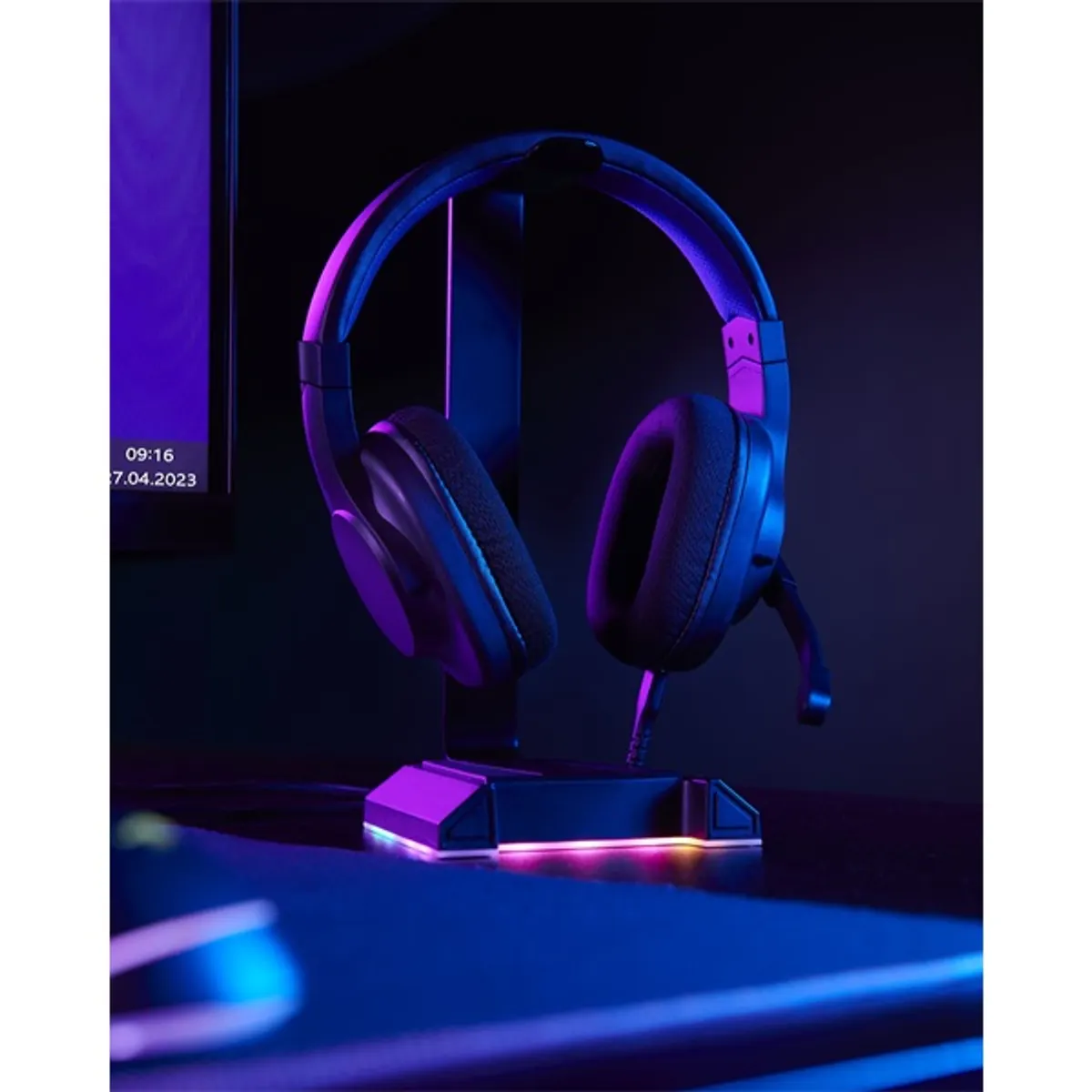 URAGE 00217856 SOUNDZ 100 V2 fekete 2.0 headset, vezetékes, USB-C, USB-A, 3,5 mm csatlakozó, PC PS4 PS5 Xbox okostelefon #5