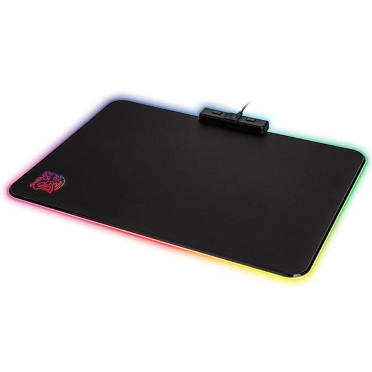 Thermaltake MP-DCM-RGBHMS-02 Draconem RGB Touch Edition fekete 355x255x4 mm RGB világítás csúszásgátló alap gamer #1