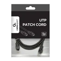GEMBIRD PP12-2M/BK patchkábel RJ45 CAT5e UTP aranyozott érintkezők 2 m fekete #2