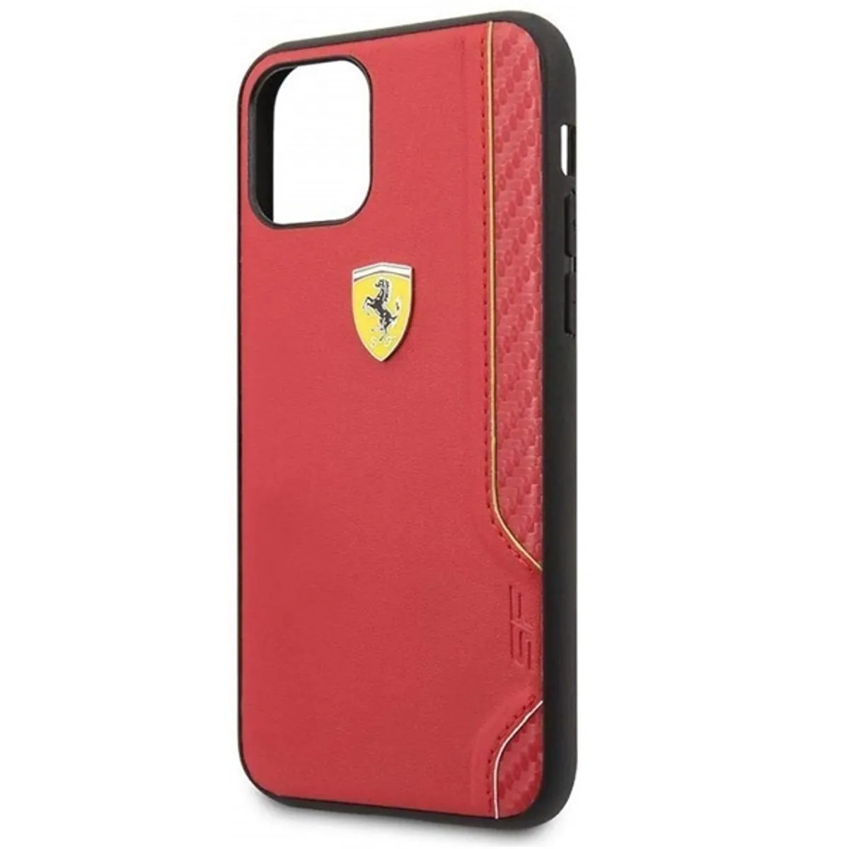 FERRARI FESITHCN65RE On-Track hátlap PU gumi piros sárga iPhone 11 Pro Max 6,5" #2