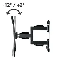Hama 00220834 FITV Fekete Fali konzol 32"-65" 1 db 35 kg 180 fok #4