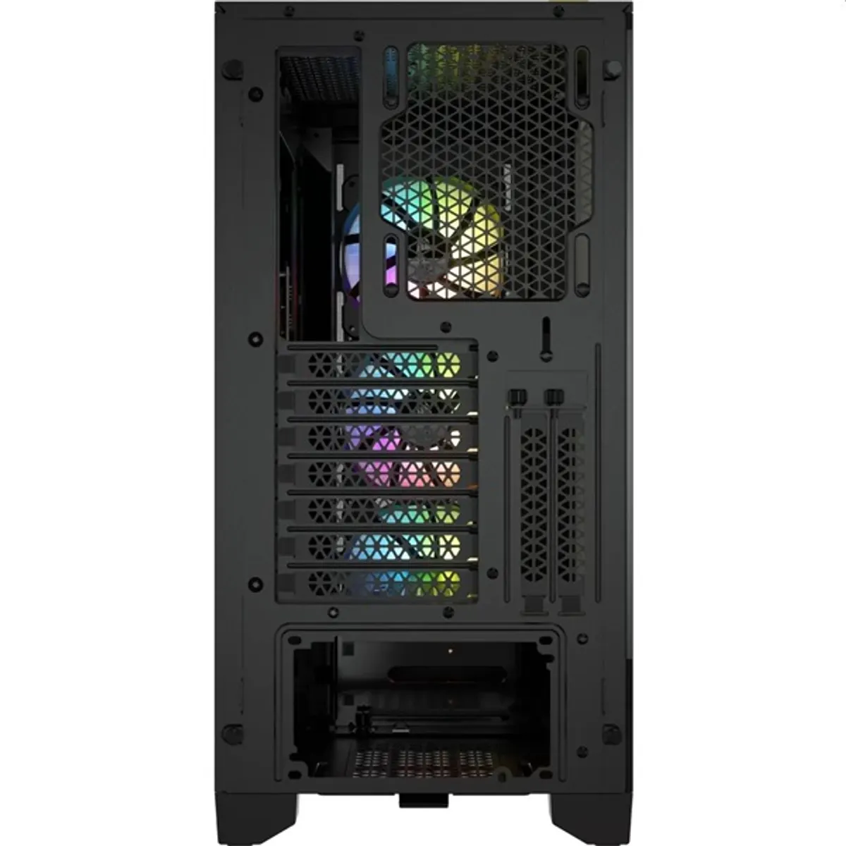 Corsair CC-9011204-WW iCUE 4000X RGB edzett üveg Mid Tower fekete 3x 120 mm RGB ventilátor USB-C #8