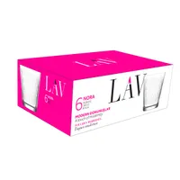 LAV LV-NOR231F Nora whiskys pohár 0,255 l 6 db