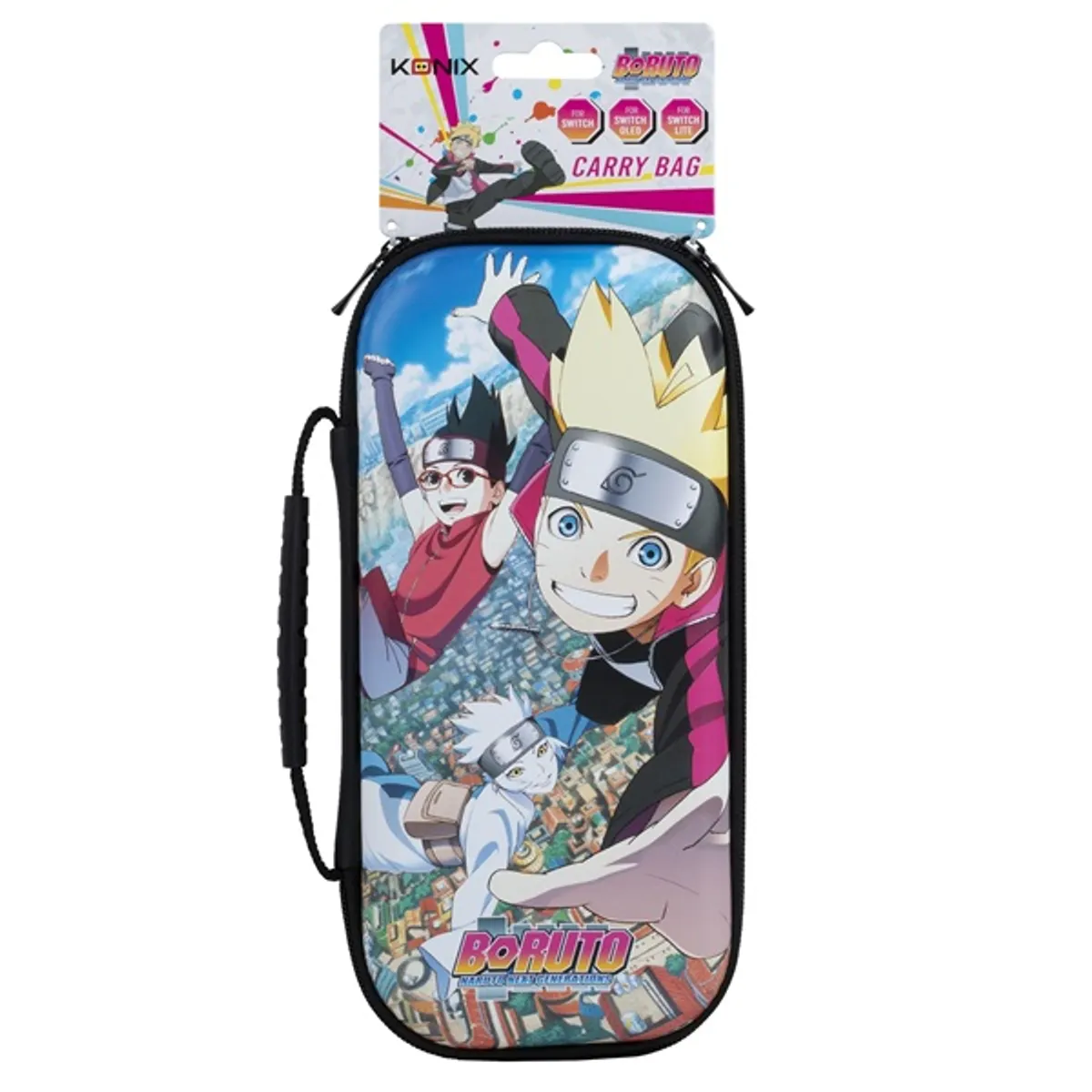 KONIX KX-BP-BORU-FLY Boruto fly utazótok Nintendo Switch EVA tok cipzár 140x350x51 mm színes #1