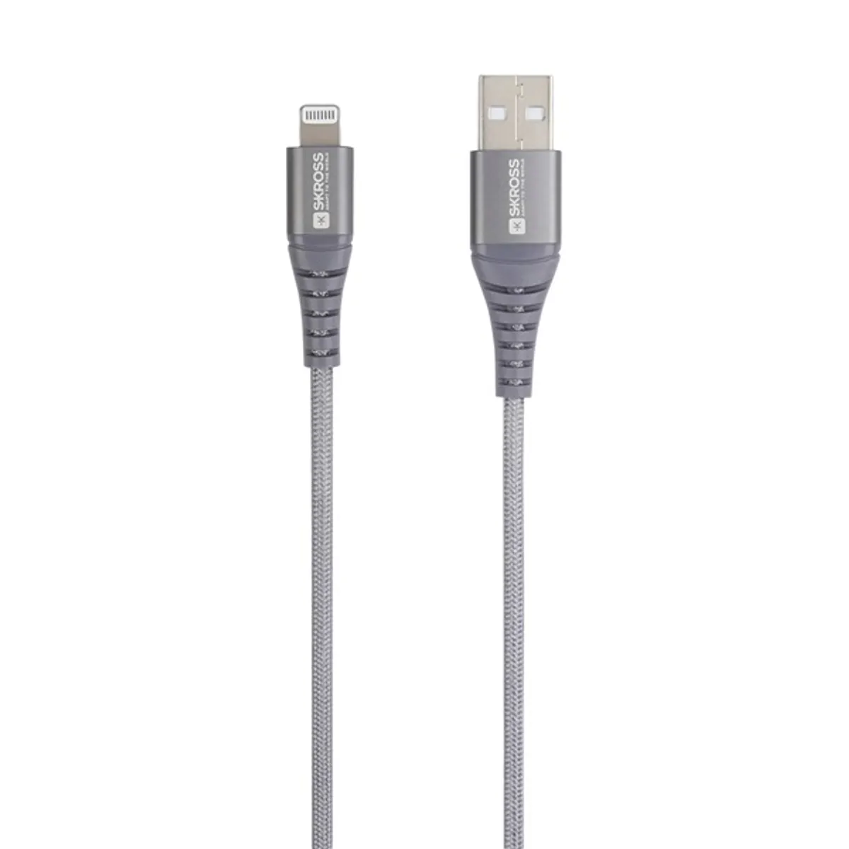 Skross USBC-TO-LIGHT-120-STEEL-1 USB-C to Lightning adat- és töltőkábel 200 cm #1
