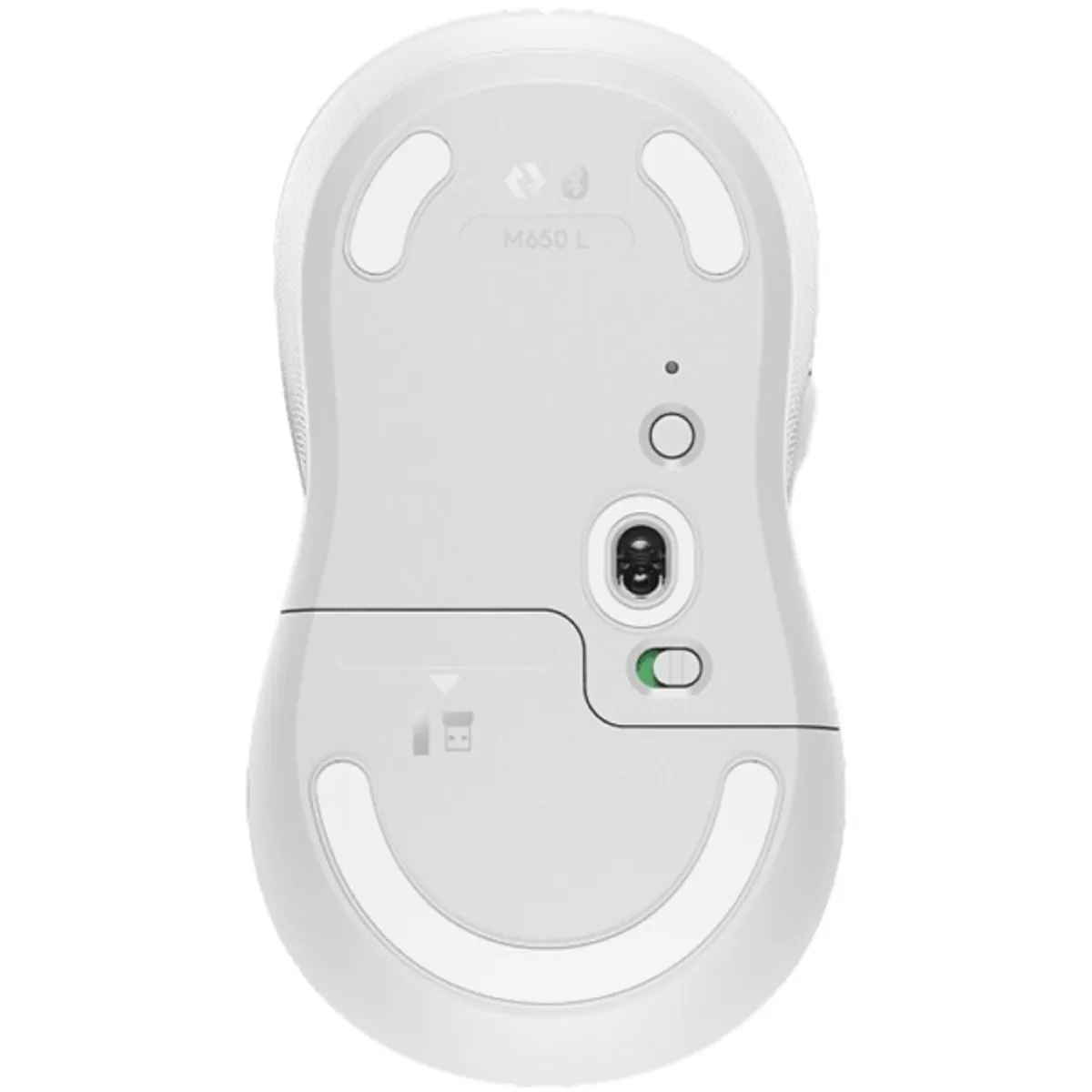 Logitech 910-006255 Signature M650 közepes piszkosfehér 5 gombos optikai 4000 dpi Bluetooth + Logi Bolt USB-vevőegység #5