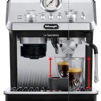 DELONGHI 132126043 La Specialista Arte Rozsdamentes acél fekete 1,7 L 15 bar Beépített darálógép #3