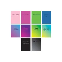 PD P1111-1657 Pátria Design Phrase A4 40lapos kockás füzet kartonfedél UV-lakk többszínű
