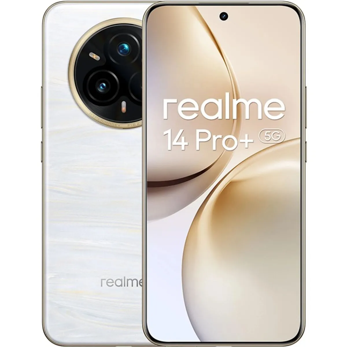 REALME REALME 14 PRO PLUS 5G 12+512 WHITE Realme 14 Pro Plus Fehér 12GB RAM 512GB tárhely 6.83" OLED 120Hz IP68 6000mAh #1